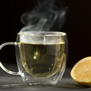 شاي أخضر بالليمون
